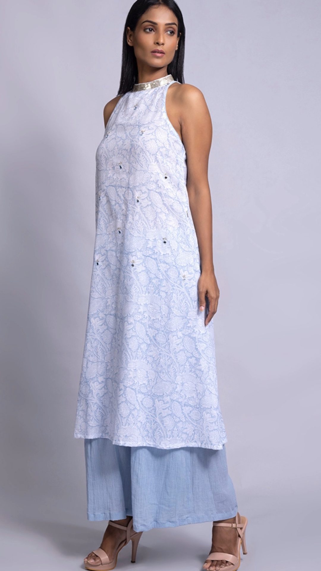 Buy Silk Peplum Style Punjabi Suit In White Colour Online - LSTV04952- White  | Andaaz Fashion