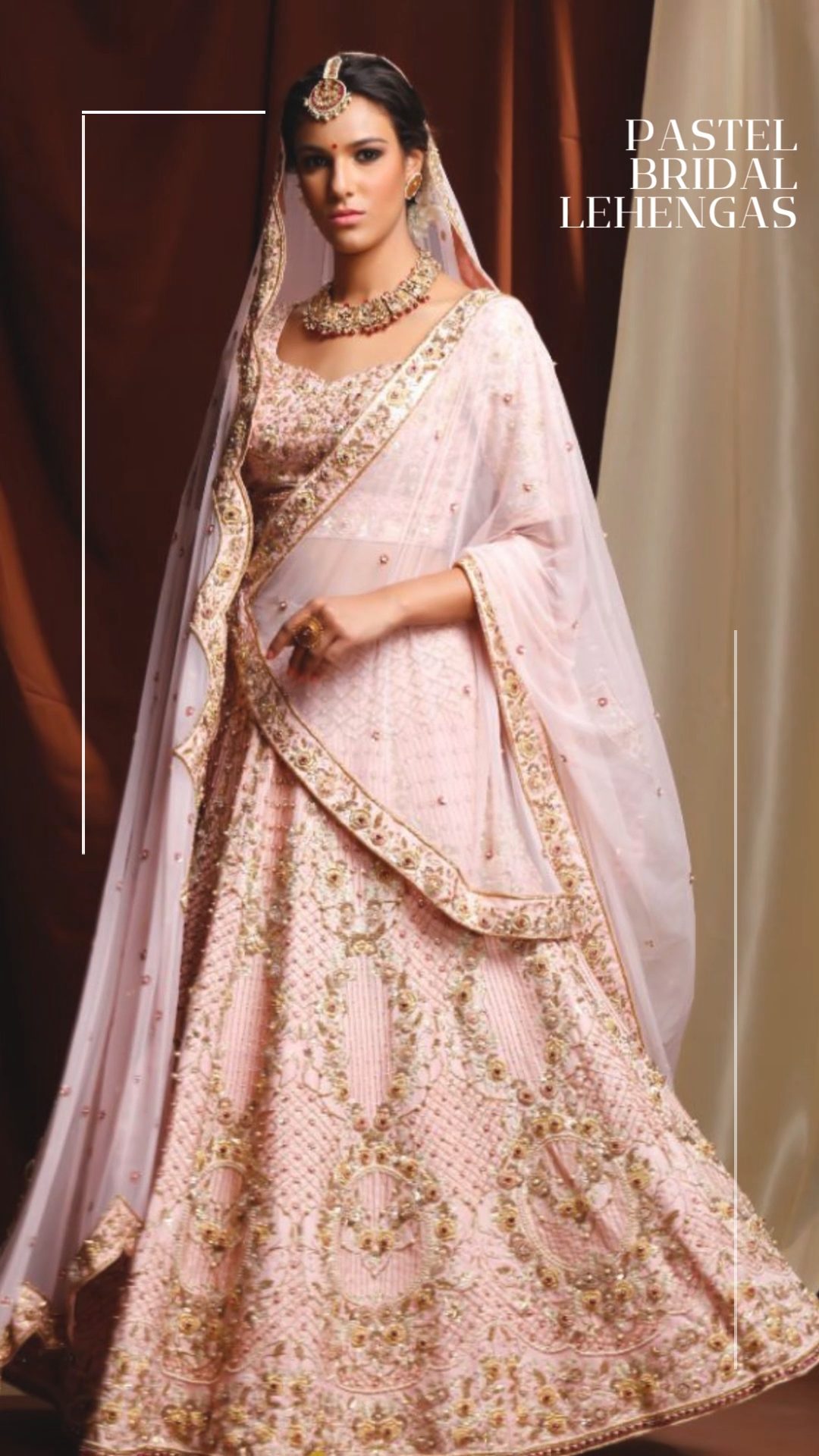 Picture Perfect Pastel Bridal Lehengas for Day Weddings 3 poster