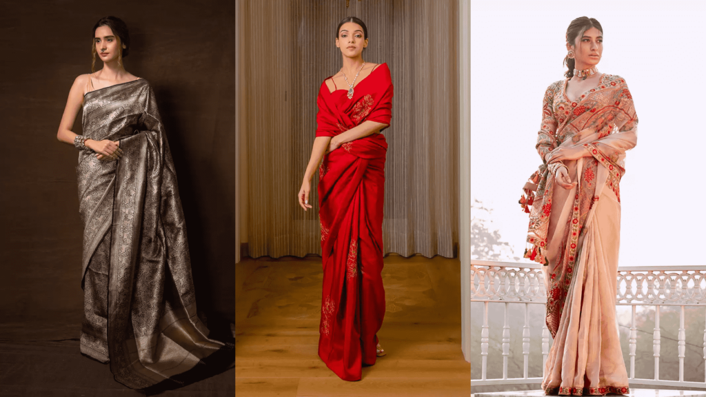 how to look slim in saree