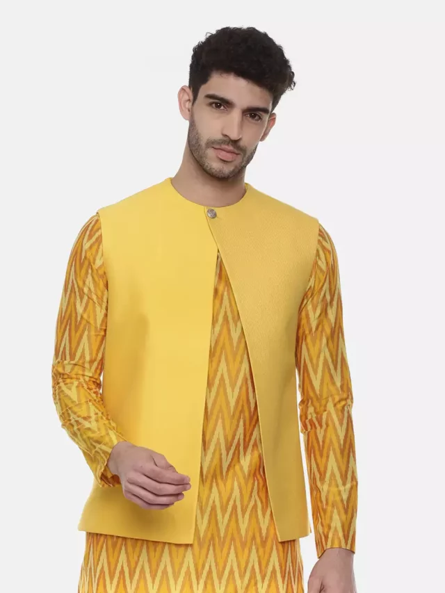 Perfect Yellow Kurta Pajama for Haldi Celebrations