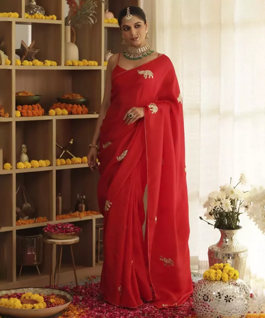  9 days 9 colours of Navratri saree