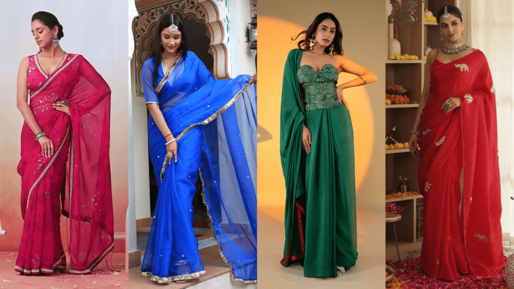 Navratri saree colours 2025